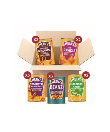 Heinz Quick Meals Variety Bundle Beans and Pasta 400 g 12 Cans - Buy Online on GoSupps.com