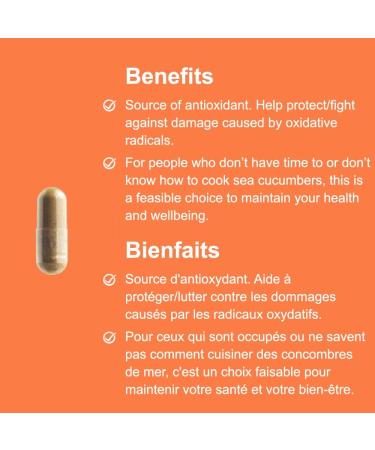 Arctica Food Sea Cucumber Capsule 600 mg 90 caps 1 - Buy Online on GoSupps.com