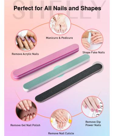 Professional Nail Care Kit - Nail File, Buffer, Softener, Remover, Cuticle Pusher, Oil & Nipper Set - Buy Online on GoSupps.com