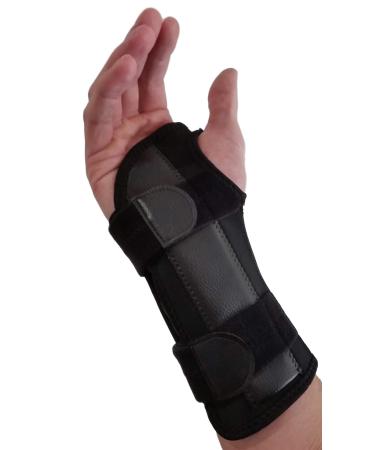 Carpal Tunnel Wrist Brace Night Support - Wrist Splint Arm Stabilizer & Hand Brace for Carpal Tunnel Syndrome Pain Relief with Compression Sleeve for Forearm or Wrist Tendonitis Pain Treatment (Right)