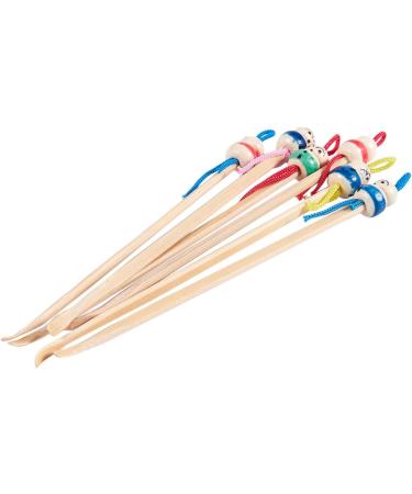 YANHUNING Tricolor China Doll Decor Wooden Earwax Remover Ear Picks 18 Pcs - Buy Online on GoSupps.com
