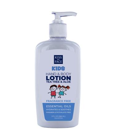 Kiss My Face Kids Fragrance-Free Hand & Body Lotion - Hydrate And Soothe Skin - Vegan & Cruelty-Free - Easy To Use Hand Lotion Pump - Suitable For Sensitive Skin - 9 fl oz Bottle Fragrance Free 9 Fl Oz (Pack of 1)