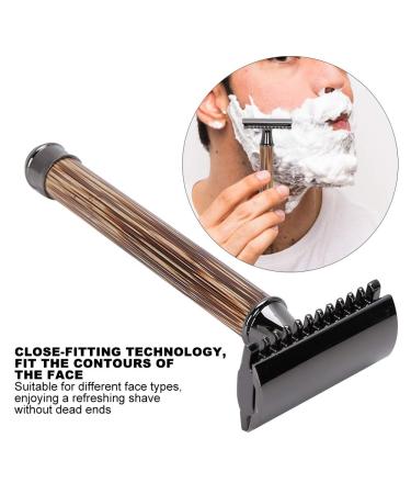 Portable Zinc Manual Razor for Men - Scratch-Resistant Cutting Head for Beard & Body Hair Removal - Buy Online on GoSupps.com
