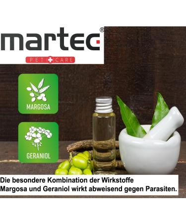 Martec Pet Care Spot On for Dogs (1-15 kg) - Plant-Based Flea Tick & Lice Treatment for 18 Weeks - Buy Online on GoSupps.com