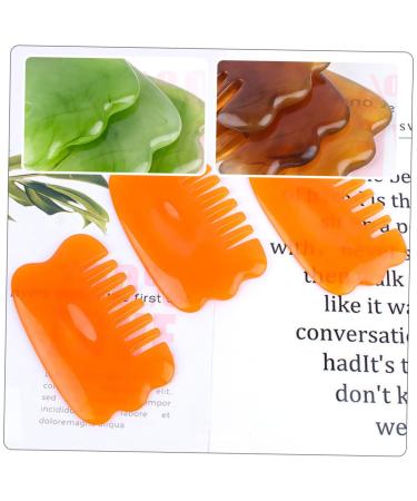 Frcolor 16 Stk Meridian Massage Kamm | International Shipping | Face & Body Massager Tools - 4 Colors Available - Buy Online on GoSupps.com