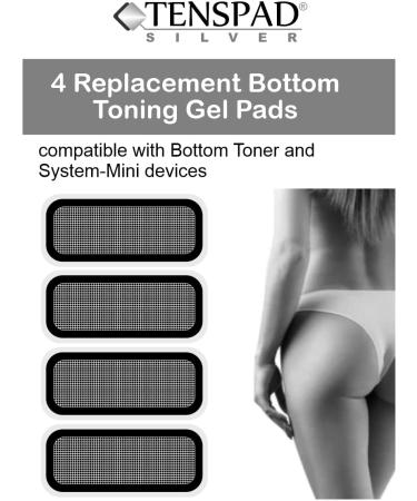 Buy TENSPAD SILVER 4 Replacement Pads - Compatible with Slendertone Bottom & Syem Mini | Fast International Shipping - Buy Online on GoSupps.com