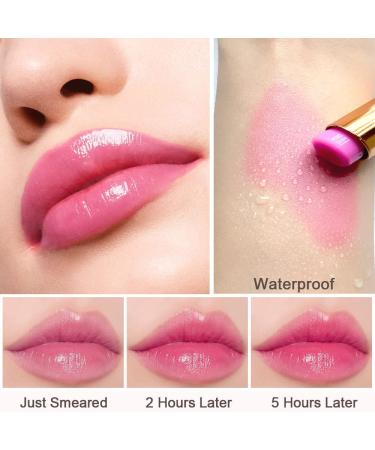 BINGBRUSH 2 Pcs Grape Color Changing Lipstick Lip Tint Set - Long Lasting PH Mood Moisturizing Lip Gloss for Women - Buy Online on GoSupps.com
