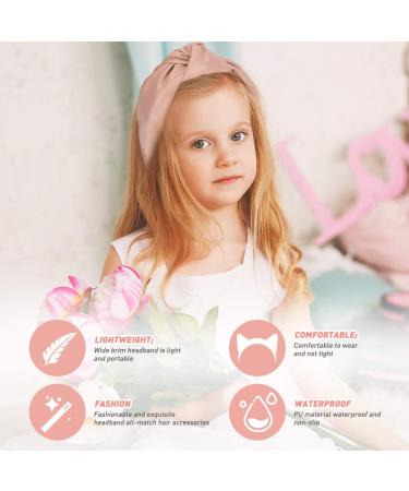 6 PCS Welltop Wide PU Leather Knotted Headbands for Women - Fashionable Non-Slip Hair Accessories for Girls - Buy Online on GoSupps.com