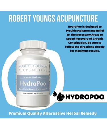 HydroPoo Dry Stool & Constipation Moisture Capsules - Natural Herb Based Remedy for Adults | Alternative Medicine Complex & Vitamin Supplement - Buy Online on GoSupps.com