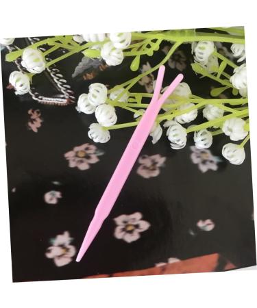 PLAFOPE 100pcs Plastic Forks for Clip Woman Stick Rods Accessories Fork Cosmetic Wear Y-shaped Supplies - Buy Online on GoSupps.com