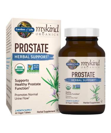 Garden of Life MyKind Organics Prostate Herbal Support 60 Vegan Tablets