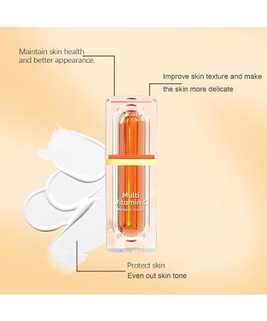  JASUBAI Vitamin C Tone-Up Cream Multi-VC Lightening Moisturizing Light Makeup Base with Moisturizing Concealer for All Skin Types Daily Use Natural Shine (1 Piece) - Buy Online on GoSupps.com