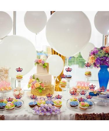 14PCS Coronation Cake Toppers Cupcake Decorations King Charles Coronation Decorations Kings Coronation Party Decorations 2023 Cake Toppers Union Jack Cake Decorations for King III Street Party - Buy Online on GoSupps.com