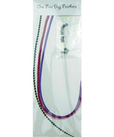 Queen Real Feather Hair Extensions - Set of 3 Feathers - Buy Online on GoSupps.com