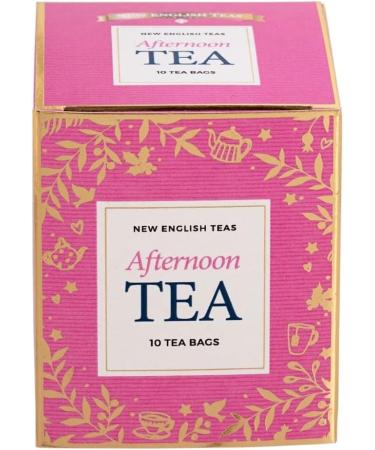 New English Teas Pink Carton - 10 English Afternoon Teabags - 1 Count Pack - Buy Online on GoSupps.com