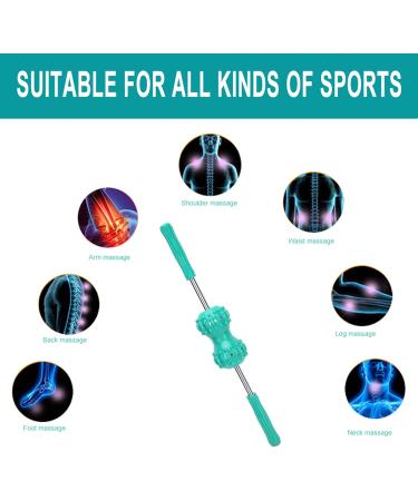 Multifunctional Magnetic Massage Roller - Acupressure Massager for Back & Shoulder Muscle Relief | Shop Internationally - Buy Online on GoSupps.com