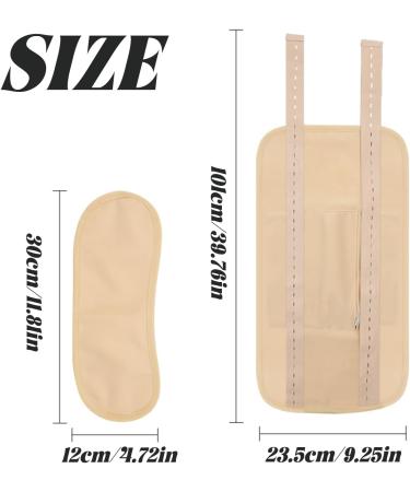 2 Set Castor Oil Pack Kit for Waist & Neck - Reusable Wrap for Liver Health Sleep Aid & Blood Circulation - Buy Online on GoSupps.com