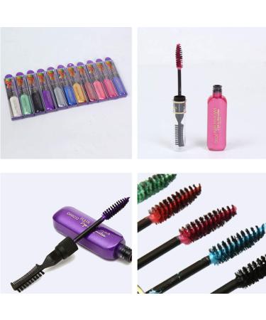 Adofect 10 Colors Temporary Hair Mascara - Instant Hair Color Dye for Girls & Women - Temporary Hair Chalk 10 Count - Buy Online on GoSupps.com