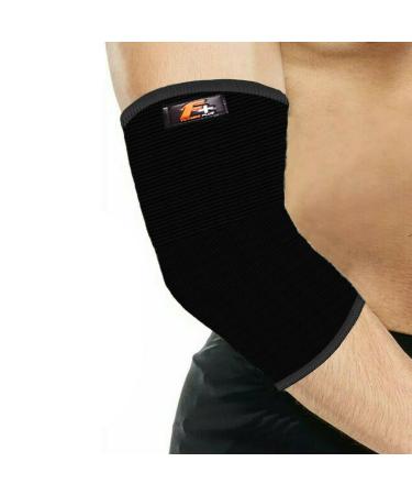 Elbow Support Sleeve Brace | Antislip Elbow Brace Arm Supports for Tennis Elbow Golfers Elbow Arthritis Tendonitis and Joint Pain Relief | Elbow Sleeve For Men's and Women(Pair) (M - L)