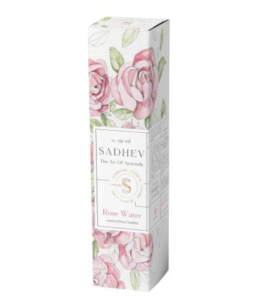 Buy Sadh ev 100% Organic Rose Water Face Mist 150ml - Glowing Pore Tightening Toner - International Shipping Available - Buy Online on GoSupps.com
