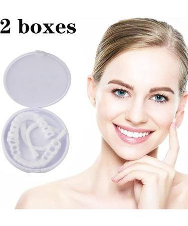 Buy Nitaiun Instant Veneers for Couples - Upper & Lower Snap-On Teeth for a Perfect Smile | Comfort Prostheses (4 Pieces) - Buy Online on GoSupps.com