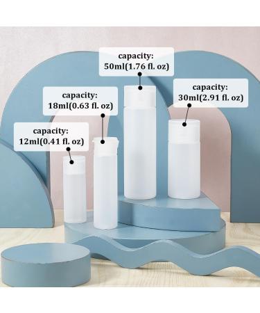 Buy Benecreatit 18ml Travel Bottle Set - 10 Transparent Plastic Containers for Air Travel & Vacation - Perfect for Toiletries - Buy Online on GoSupps.com