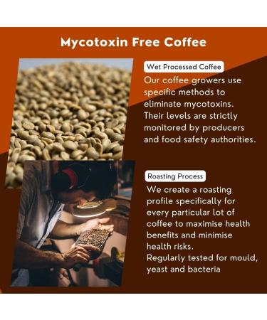MyPaleo Strong and Dark Mycotoxin Free Coffee Fresh Roasted Clean and Natural Preworkout Pesticide Free (500g Beans) - Buy Online on GoSupps.com