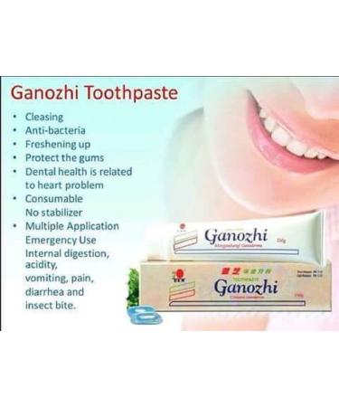 DXN Ganozhi Toothpaste Ganoderma 150g - Set of 3 Boxes | Natural Oral Care - Buy Online on GoSupps.com