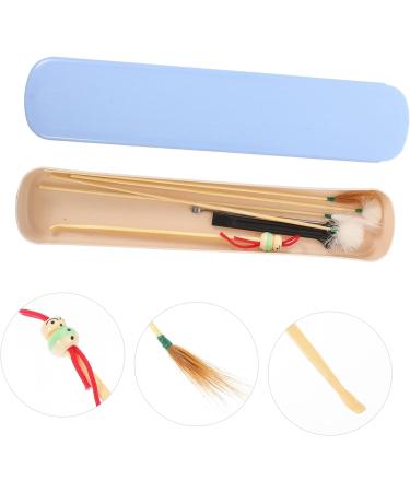 Ear Cleaning Kit - Bamboo Ear Pick & Spiral Cleaner Set for Ear Wax Removal - Buy Online on GoSupps.com