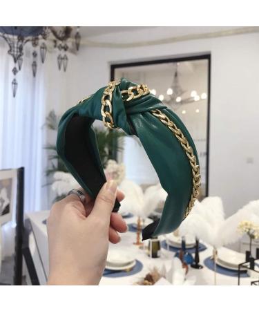 MNBD Fashion Headwrap - Vintage Sweet Women's PU Leather Bowknot Headband Hair Hoop in Black | Stylish & Trendy International Shipping - Buy Online on GoSupps.com