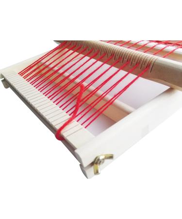 Mikimiqi Wooden Multi-Craft Weaving Loom - Large Frame for Kids' Handcrafting - 9.85x15.75x1.3 Inches - Buy Online on GoSupps.com