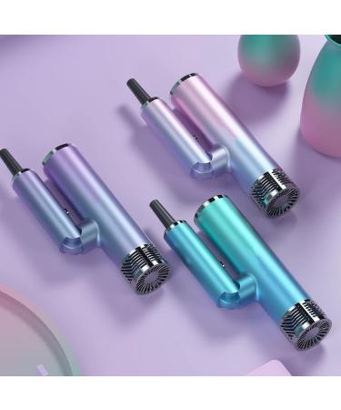 JIEBA Hair Dryer Hair Blower Electric Negative Ion Blow Dryer Mini Folding Lightweight Hair Blower Quiet Quick Hair Dryer Home Travel Portable Hair Blower Gradient T-Shaped Hair Dryer Purple 1800W - Buy Online on GoSupps.com