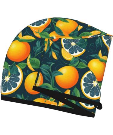 Hair Towel Wrap - Quick Drying Hair Turban with Button | Fresh Orange Hair Drying Towel - Buy Online on GoSupps.com