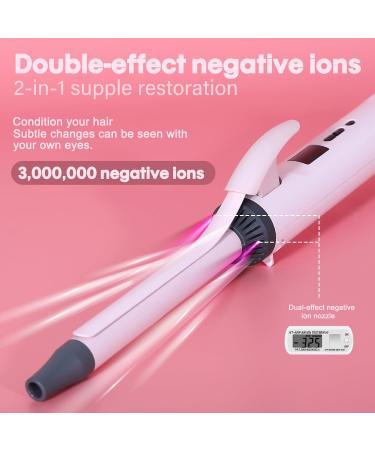 1 Inch Rotating Curling Iron - Manual Curler with LED Display for All Hair Types Perfect for Beginners - International Shipping Available - Buy Online on GoSupps.com