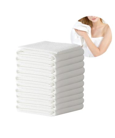Peachicha Disposable Bath Towels Body owel Big Towels for Travel Hotel Trip Camping Soft Towel Set Inch 10 Pack