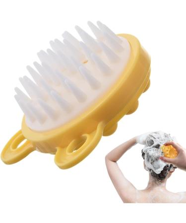 Shop Premium Silicone Hair Scrubber & Shampoo Brush for All Ages - Massage Scalp Device for Men Women & Kids - Buy Online on GoSupps.com