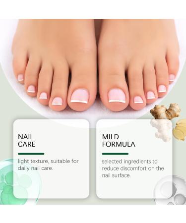 VKaoess Ginger nail essence with strengthener and cuticle oil Growth care for damaged and weak nails Extra strong hardener and thick toenail softener Includes brightener 30ml 2 bottles - Buy Online on GoSupps.com