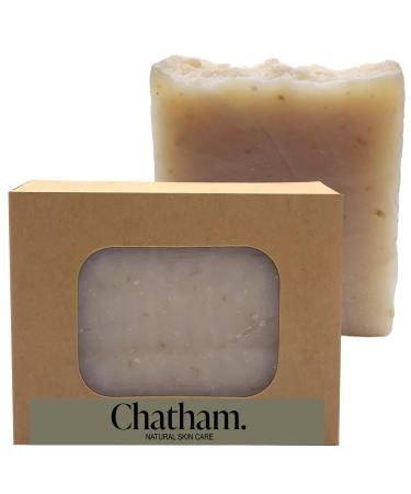 Lemongrass Oatmeal Moisturizing Soap Bar 5oz for Dry Skin 100% Natural Ingredients Shea Butter Free and Lemongrass and Vanilla Essential Oils Lemongrass Vanilla