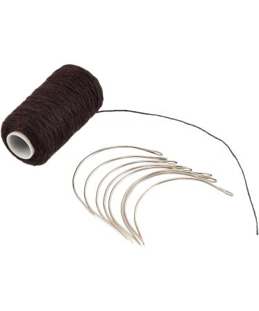 Cetornie 20 Pieces Hair Extension Curved C Needle Hair Weave C Type Needle Curved C Hair Weaving Needle for Hair Extension - Buy Online on GoSupps.com