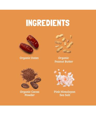 Skout Organic Chocolate Peanut Butter Kids Snack Bars - 18 Pack | Vegan Gluten-Free Dairy-Free Grain-Free Soy-Free | Healthy Plant-Based Snack for Kids - Buy Online on GoSupps.com