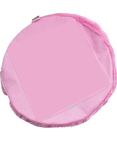 Soft & Warm Round Pink Pet Sleeping Pad - Slip-Resistant Washable Cat Bed Mat with Canvas Bag - Perfect for All Seasons - Buy Online on GoSupps.com