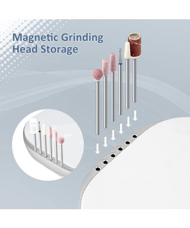 Buy Madenia Electric Nail Maser TouchPro - 35000 RPM Professional Nail File Set with HD Display & 6 Bits for Manicure & Pedicure | International Shipping Available - Buy Online on GoSupps.com