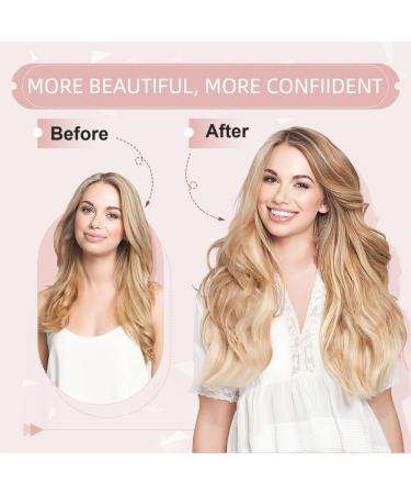 Silk-Co Bonding Extensions | 1g U Tip Real Hair Extensions | 50 Strands 45cm 27# Dark Blond | Premium 7A Remy Hair - Buy Online on GoSupps.com