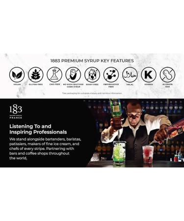 Maison Routin 1883 Cucumber Flavour Syrup 1L Glass Bottle 2 Pack Cucumber 1 l (Pack of 2) - Buy Online on GoSupps.com