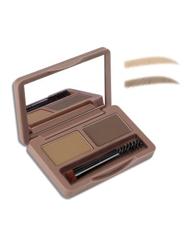 Boobeen Eyebrow Powder  2-color Eyebrow Palette Makeup to Enhance & Define Brows  Eyebrow Color Powder with Mirror for Neutral Eye Makeup 01 - Buy Online on GoSupps.com