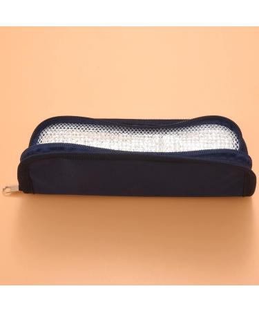 Dewedrt Insulin Cooler Travel Case Diabetic Medication Organizer Cooler Bag Navy Blue - Buy Online on GoSupps.com
