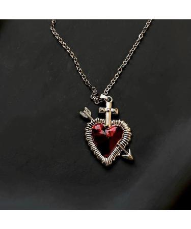 Oralgo Unique Necklace with Oil Droplets & Heart Pendants - Elegant Jewelry for Parties & Meetings - International Shipping - Buy Online on GoSupps.com