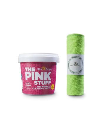 The Pink Stuff Paste Non-Toxic 850 g for All Miracle Cleaning Purpose Though Household Cleaner With Fibre Cleaning Cloth 2 Piece Set - Buy Online on GoSupps.com