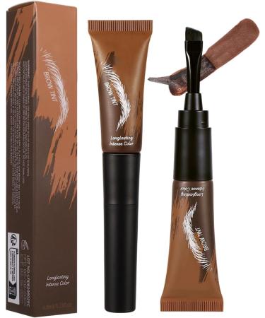 Peel Offf Eyebrow Dye 6.8ml Waterproof Semi-Permanent Brow Tint | Long-Lasting Smudge-Proof Gel For Natural Eyebrow Makeup Tint For Women | Lasting Brow Color | - Buy Online on GoSupps.com