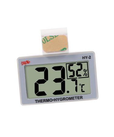 SUPVOX Thermometer Multi-Functional Hygrometer Digital Hygrometer Indoor Hygrometer Humidity Meter Hanging White 5.5X5X1.5CM
